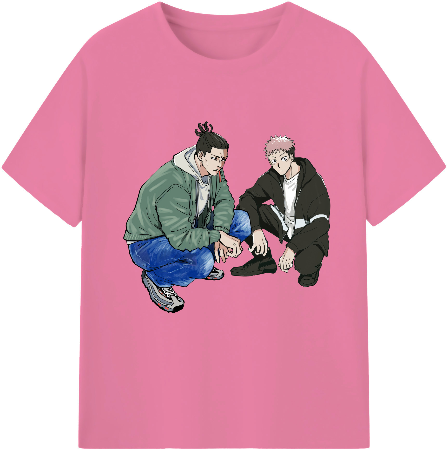 （画像用） 呪術廻戦 Jujutsu Kaisen 綿100％半袖Tシャツ（フロントプリント）